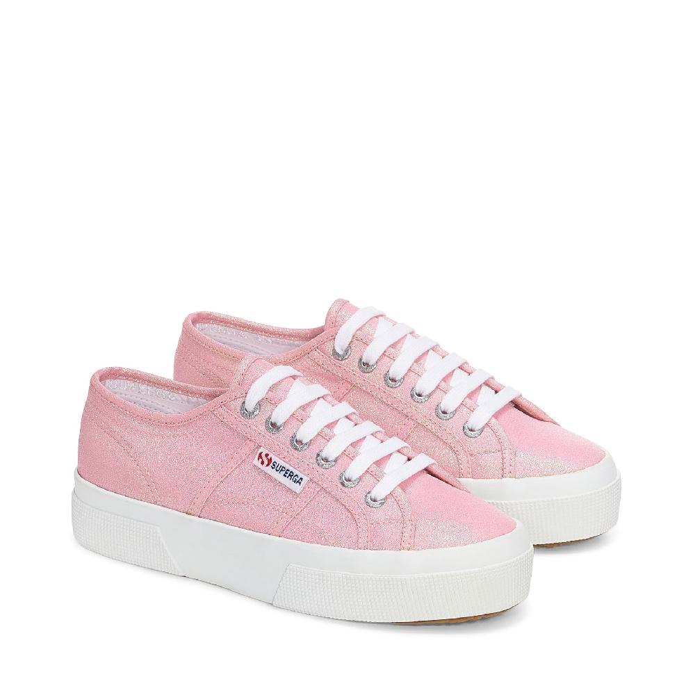 Superga 2740 PLATFORM LAMEPINK BEGONIA IRIDESCENT Vendita Economica