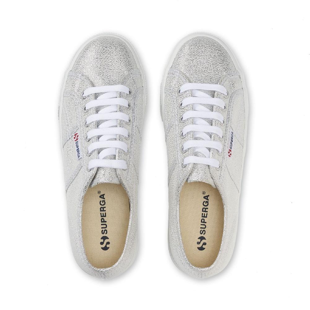 Superga 2790 PLATFORM LAMEGREY SILVER Saldi Di Fabbrica