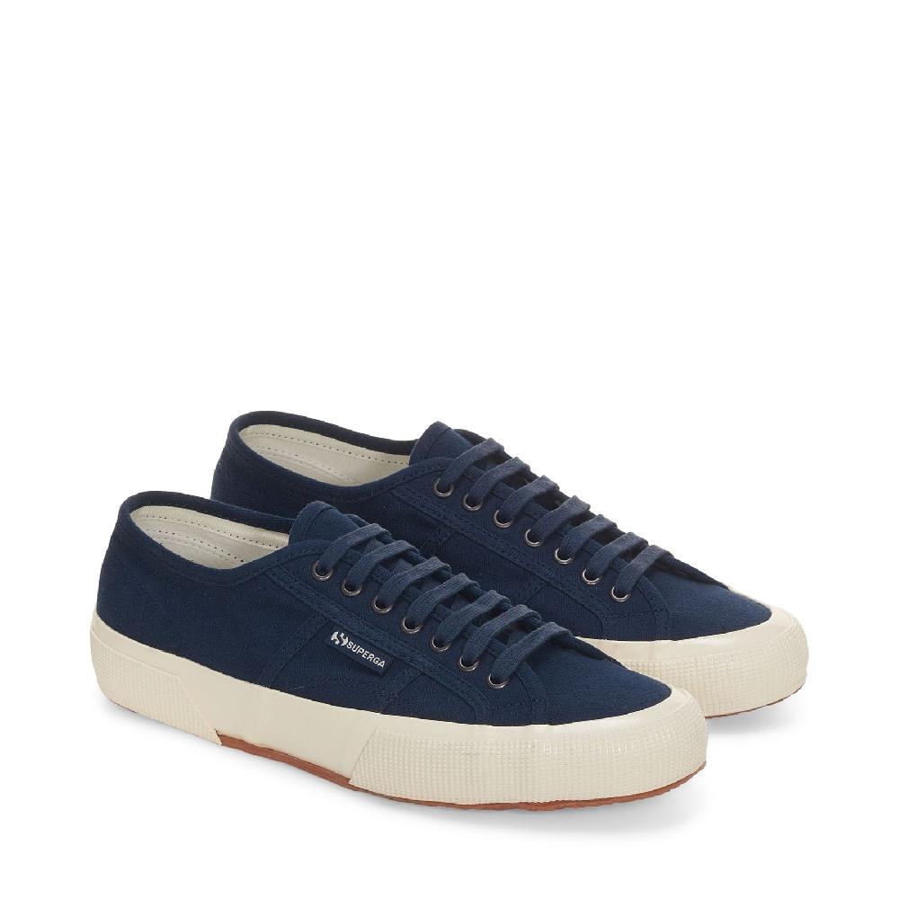 Superga 2750 OG HERRINGBONENAVY-OFF WHITE 2025