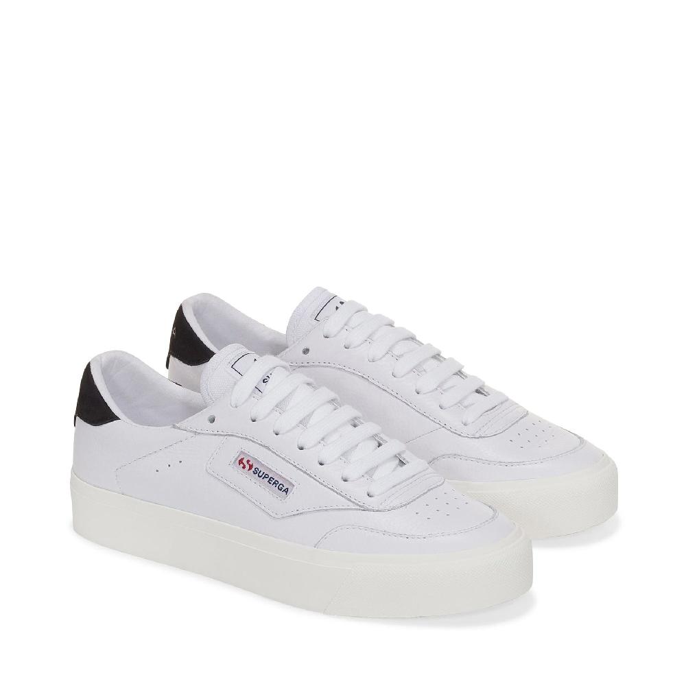 Superga 3843 COURTWHITE-BRISTOL BLACK-FAVORIO Vendita
