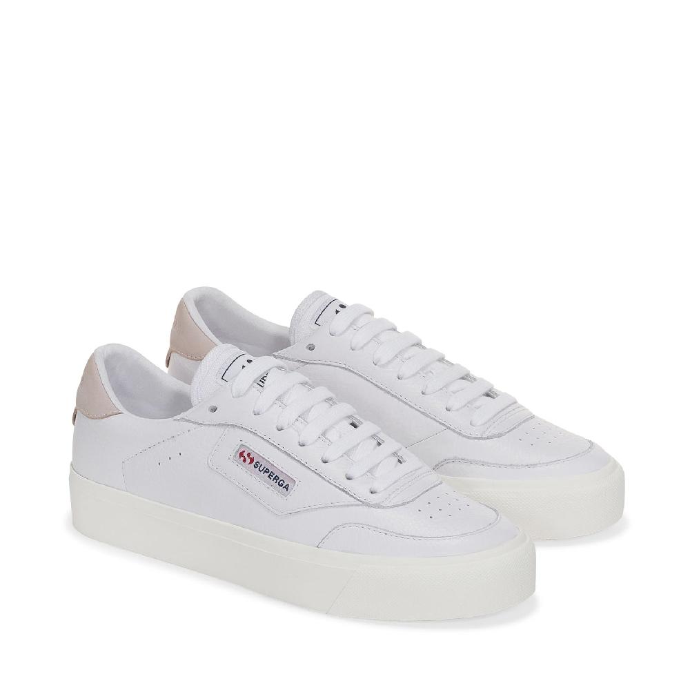 Superga 3843 COURTWHITE-VIOLET HUSHED-FAVORIO Spedizione Gratuita