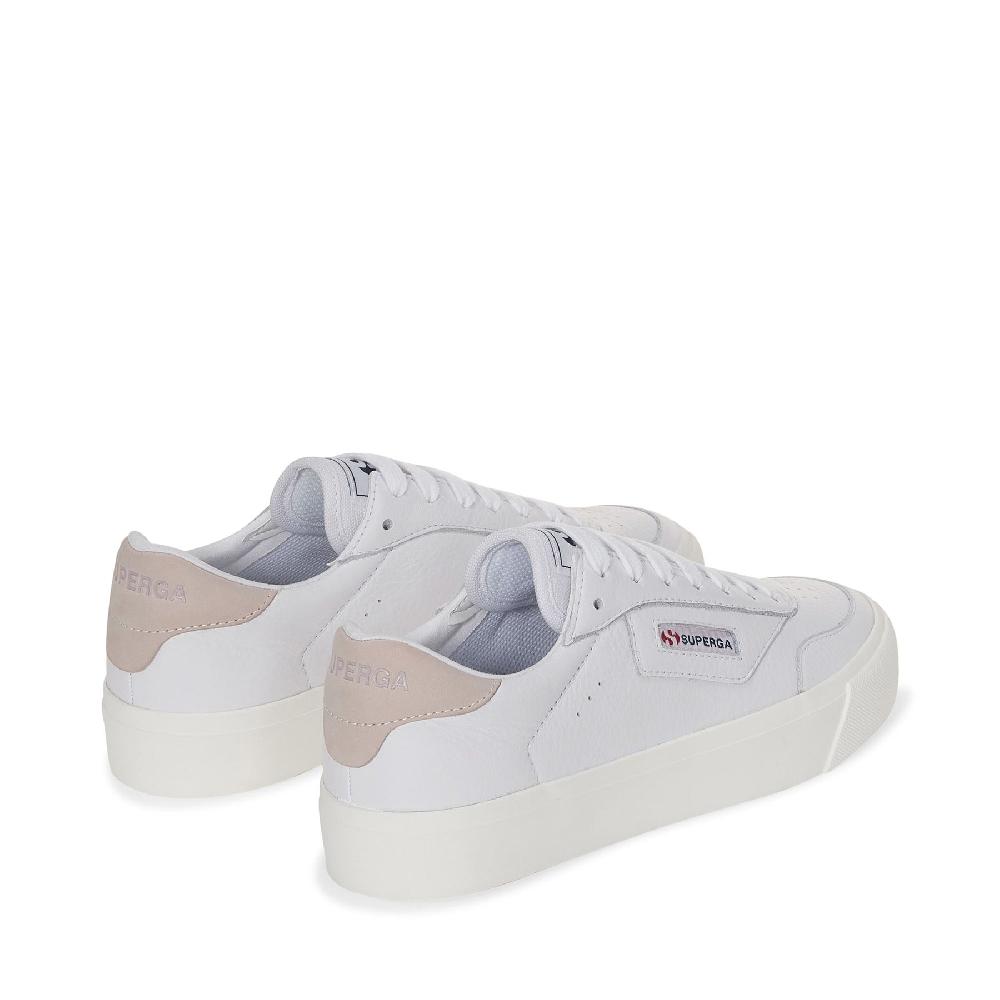 Superga 3843 COURTWHITE-VIOLET HUSHED-FAVORIO Spedizione Gratuita