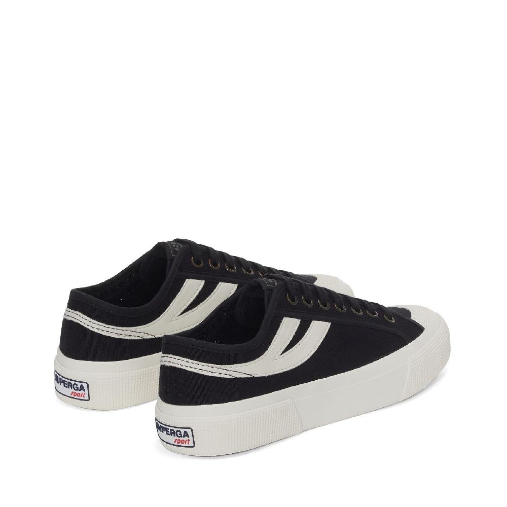 Superga 2750 PANATTA 3.0BLACK-WHITE AVORIO Pezzi Unici