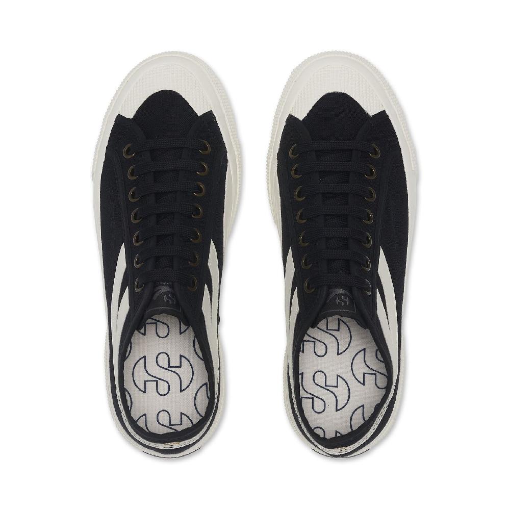 Superga 2750 PANATTA 3.0BLACK-WHITE AVORIO Pezzi Unici