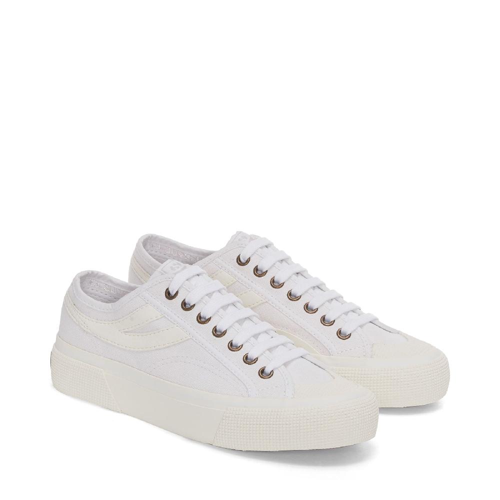 Superga 2750 PANATTA 3.0WHITE-WHITE AVORIO Soddisfazione Garantita