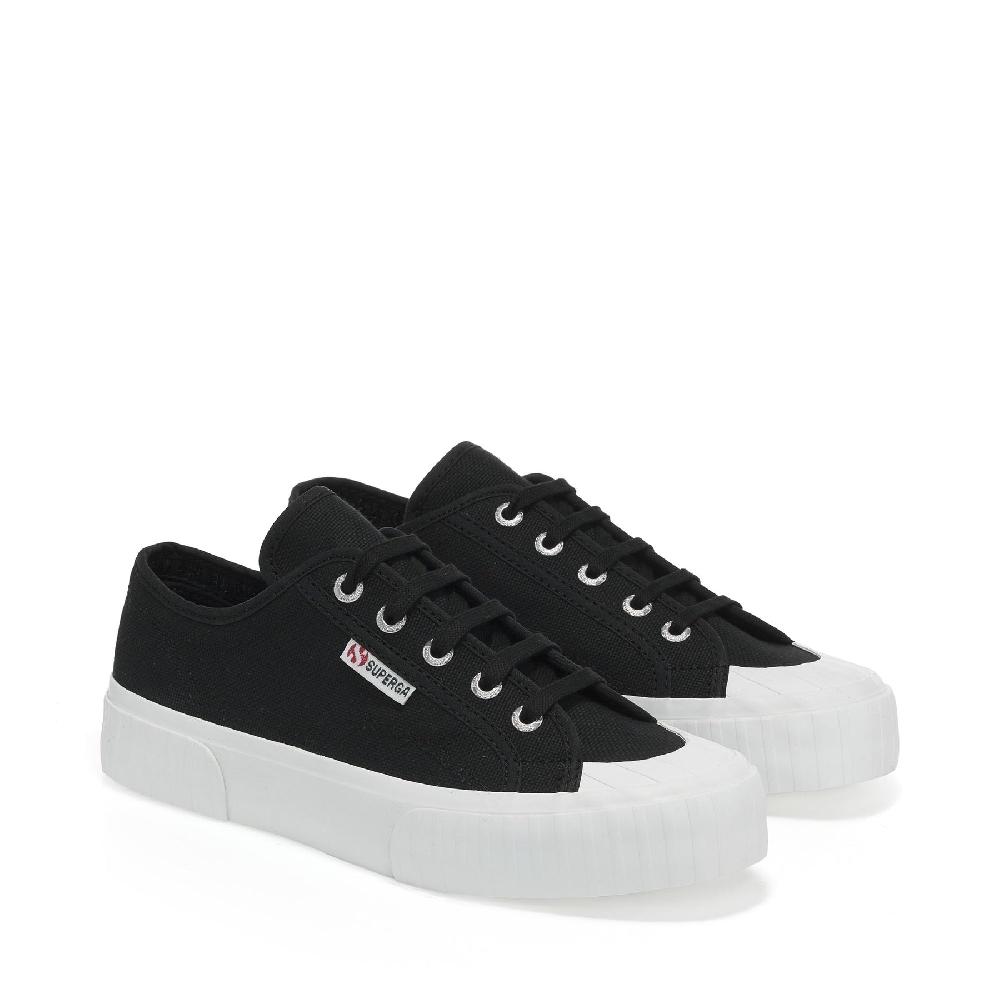 Superga 2630 STRIPEBLACK-FWHITE Negozi Online