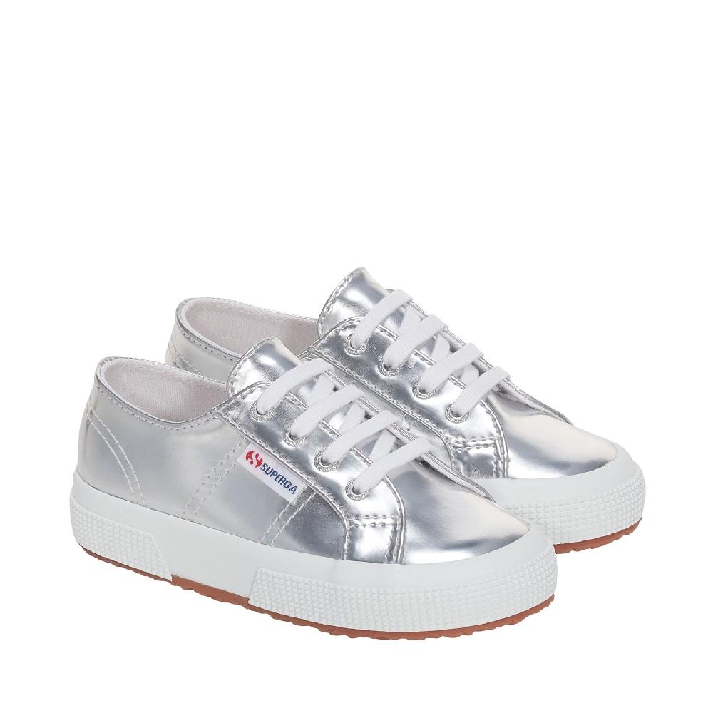 Superga 2750 KIDS MIRROR SYNTHETIC MATERIALSILVER Saldi
