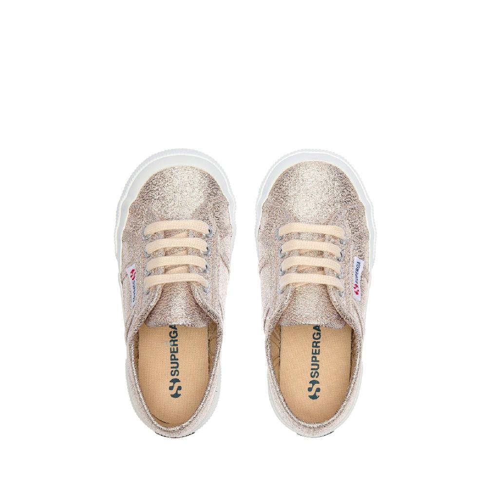 Superga 2750-LAMEJPALE GOLD Vendita Calda