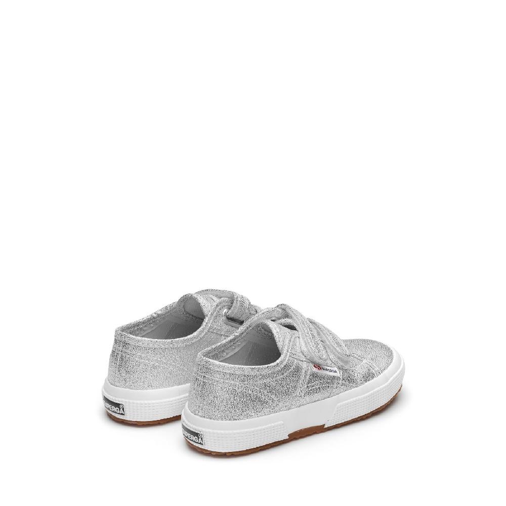 Superga 2750-LAMESTRAPJGREY SILVER 2025