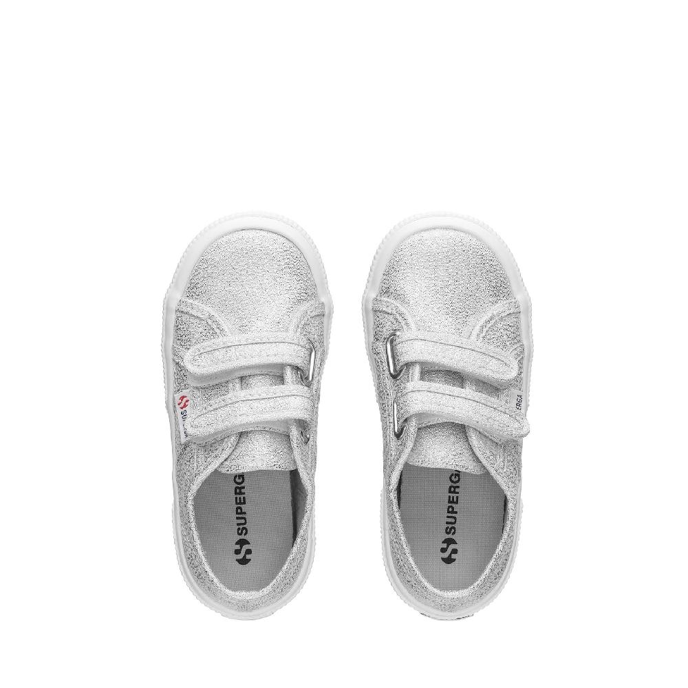 Superga 2750-LAMESTRAPJGREY SILVER 2025