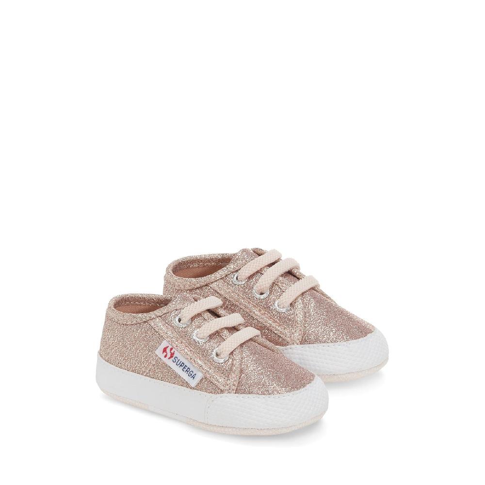 Superga 4006 BABY LAMEROSE PLATINUM Nuovo
