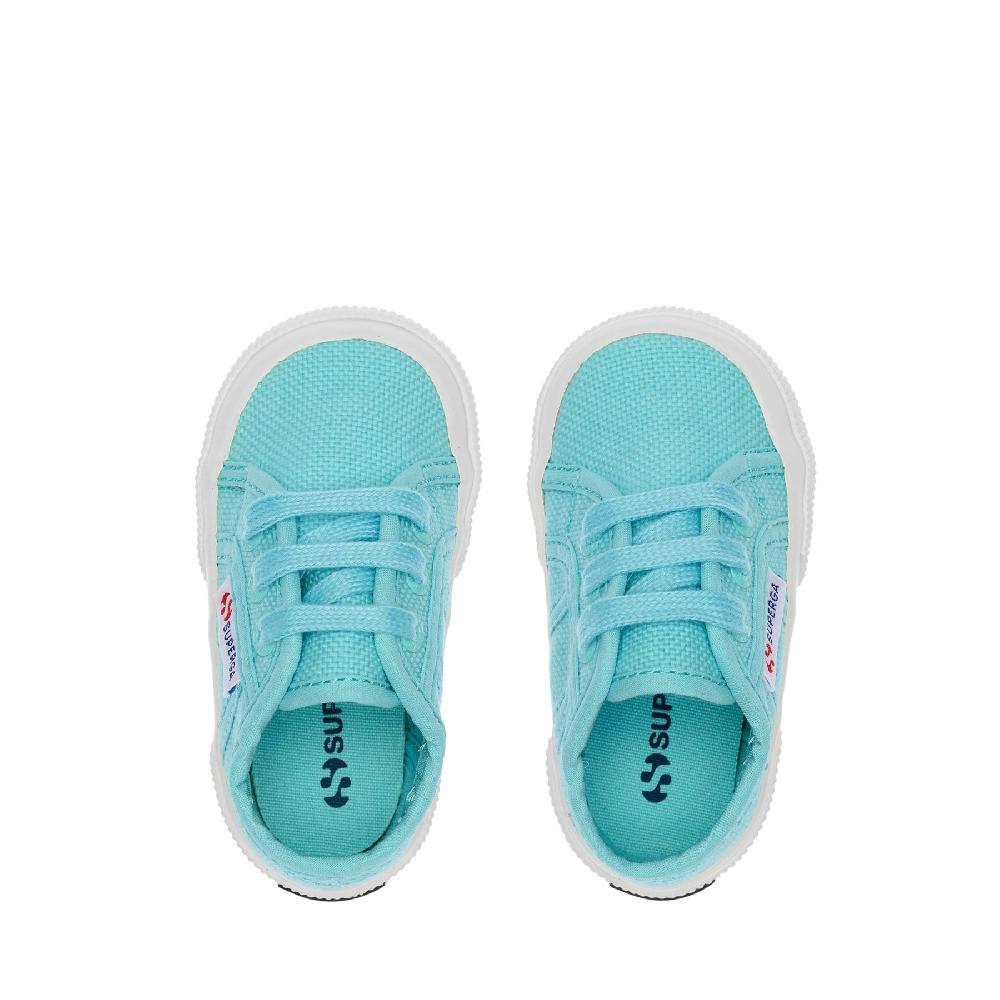 Superga 2750 BABY CLASSICAZURE TURQUOISE-FAVORIO Nuova