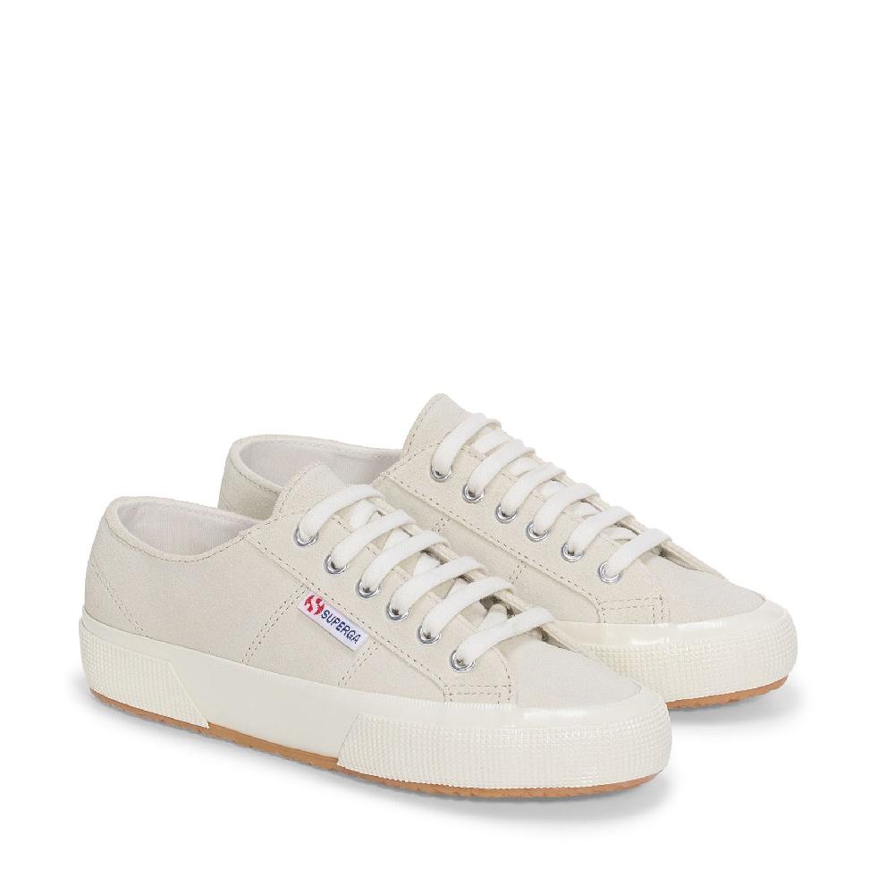 Superga 2750 OG SUEDEWHITE MILK-FAVORIO Spedizione Gratuita