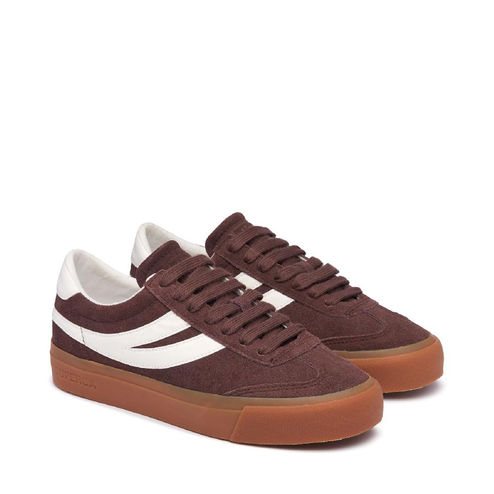 Superga 4834 CLUB S SWALLOW SUEDEPUCE-GUM Consegna Veloce