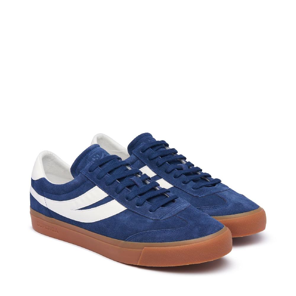 Superga 4834 CLUB S SWALLOW SUEDENAVY-GUM Promozione Limitata
