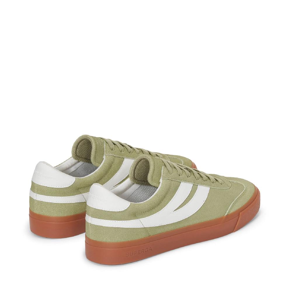 Superga 4834 CLUB S SWALLOW SUEDEGREEN SAGE-GUM Fino Al -60%