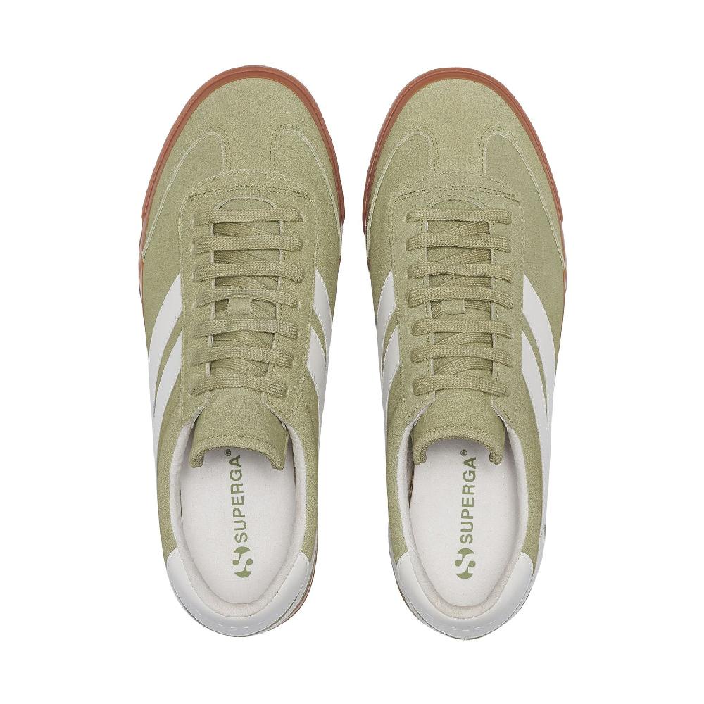 Superga 4834 CLUB S SWALLOW SUEDEGREEN SAGE-GUM Fino Al -60%