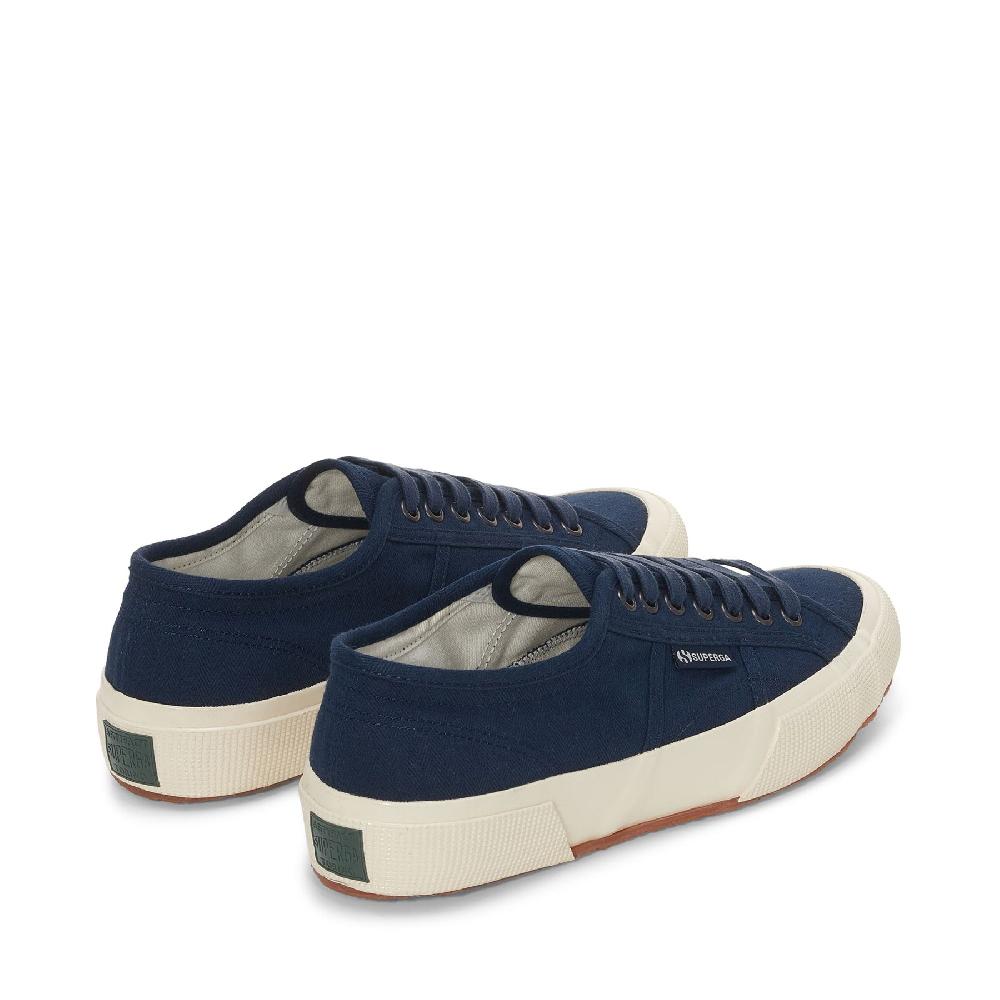 Superga 2750 OG HERRINGBONENAVY-OFF WHITE Sottocosto