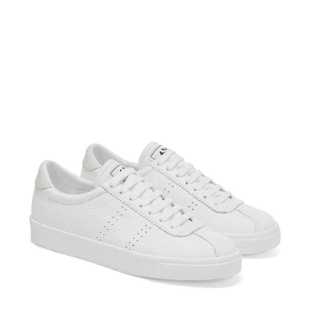 Superga 2843 CLUB S COMFORT LEATHERFULL WHITE Saldi Di Fabbrica