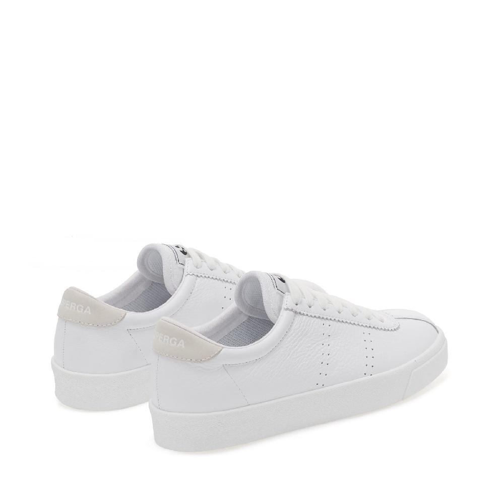 Superga 2843 CLUB S COMFORT LEATHERFULL WHITE Saldi Di Fabbrica