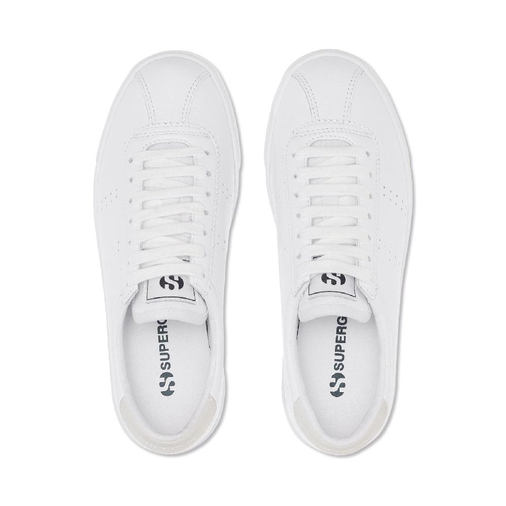 Superga 2843 CLUB S COMFORT LEATHERFULL WHITE Saldi Di Fabbrica