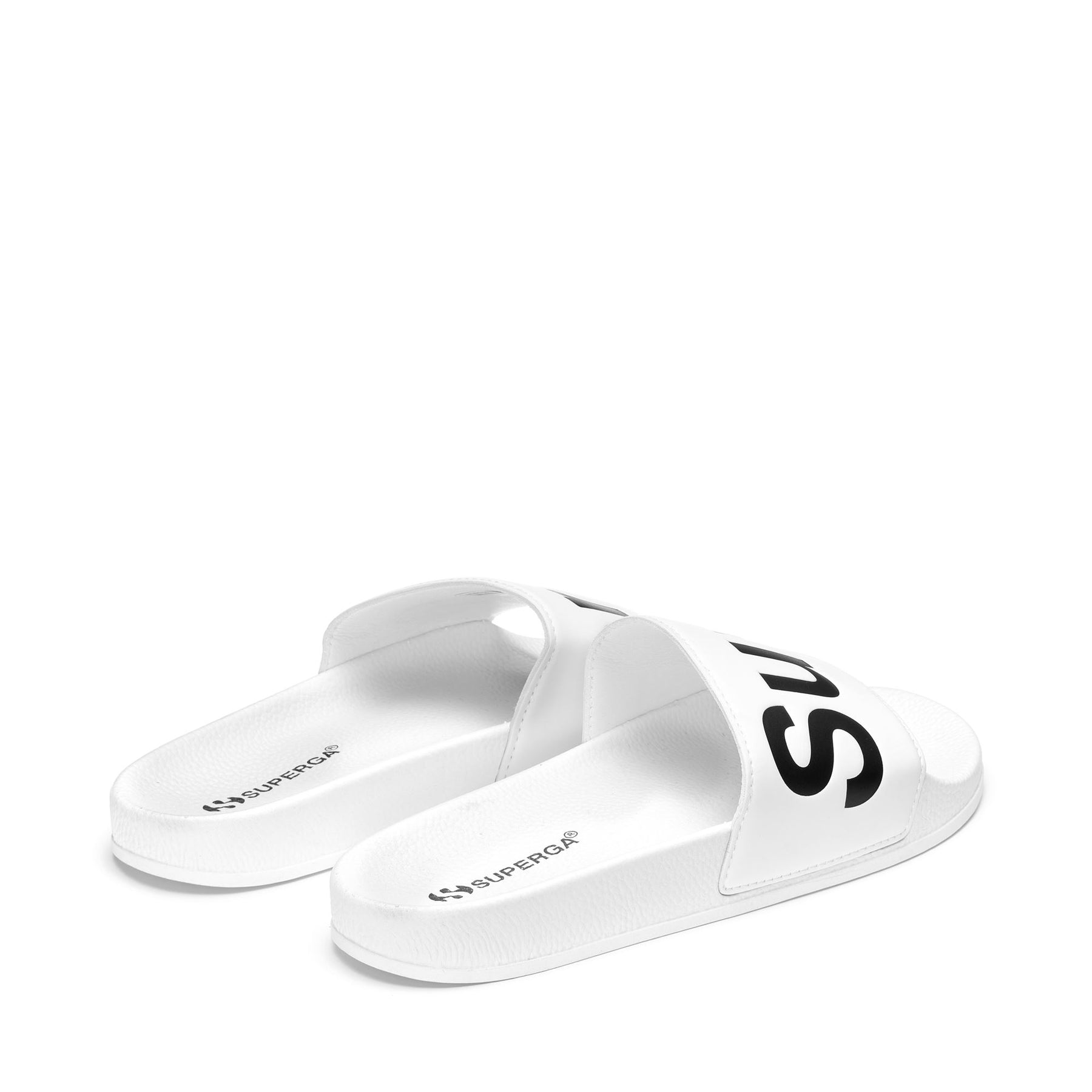 Superga 1908 SLIDES POLYSOFTWHITE-BLACK Vendite Flash
