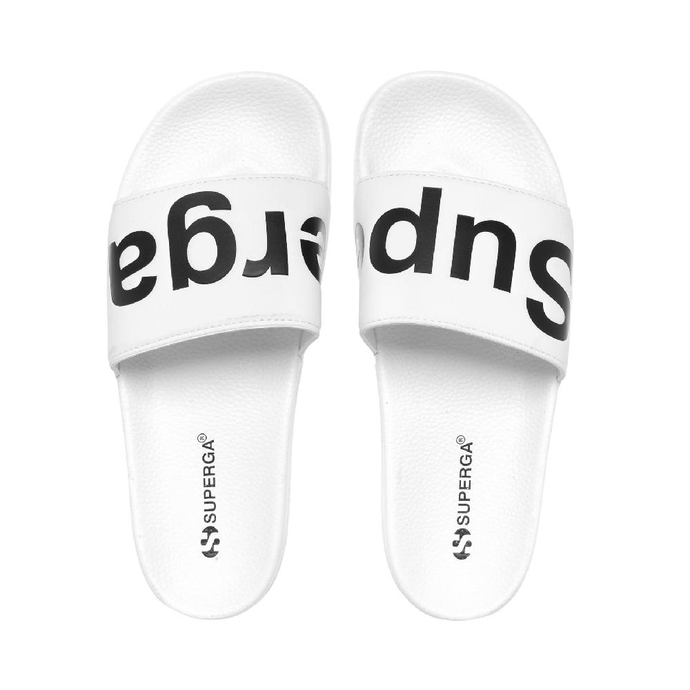 Superga 1908 SLIDES POLYSOFTWHITE-BLACK Vendite Flash