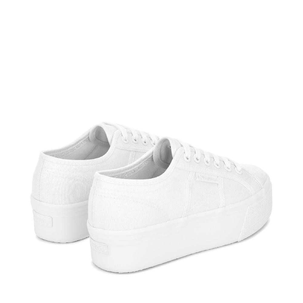 Superga 2790 PLATFORM LAMETOTAL WHITE Offerta speciale della fabbrica