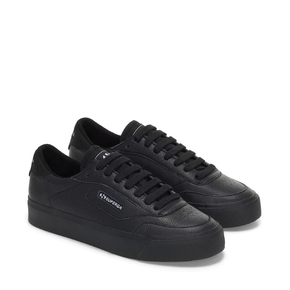 Superga 3843 COURTTRIPLE BLACK Promozione Limitata