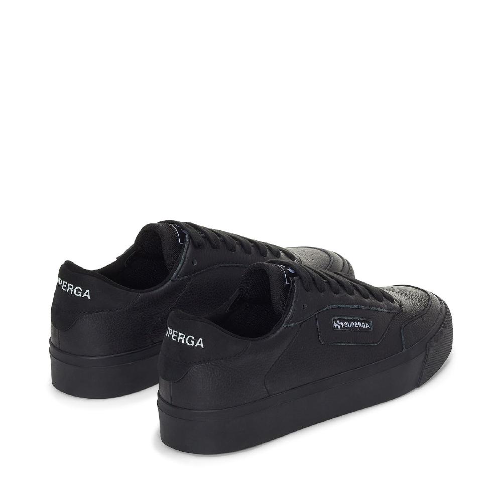 Superga 3843 COURTTRIPLE BLACK Promozione Limitata
