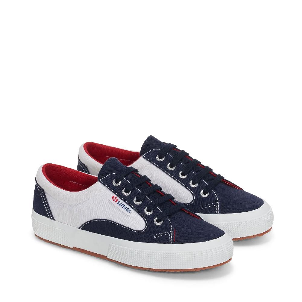 Superga 2750 BLOCKSWHITE-NAVY-RED Affare Del Giorno