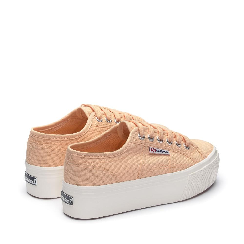 Superga 2790 PLATFORMORANGE APRICOT-F AVORIO Sottocosto