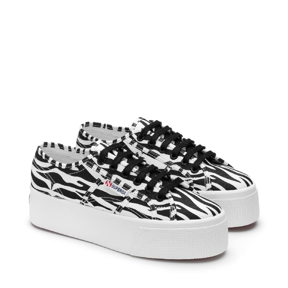 Superga 2790 PRINTBIG ZEBRA-WHITE BLACK Novità