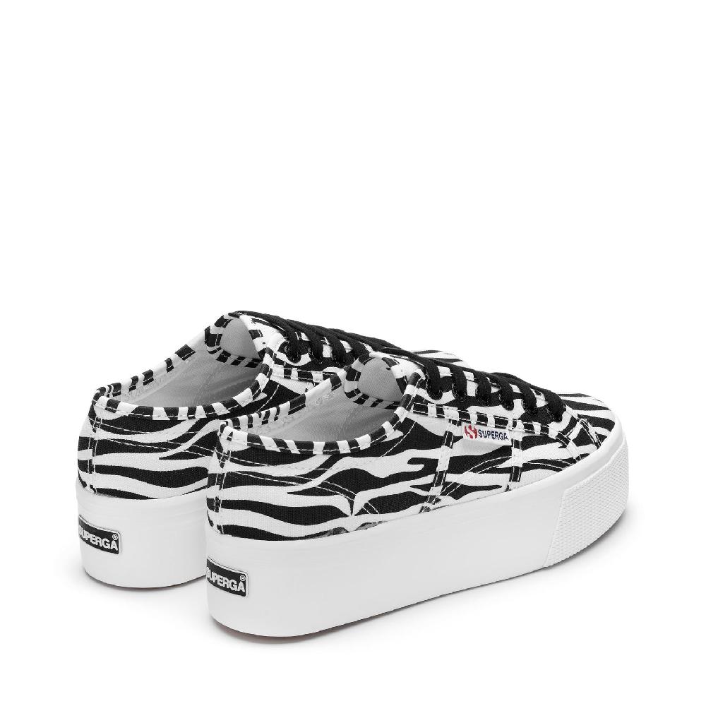 Superga 2790 PRINTBIG ZEBRA-WHITE BLACK Novità