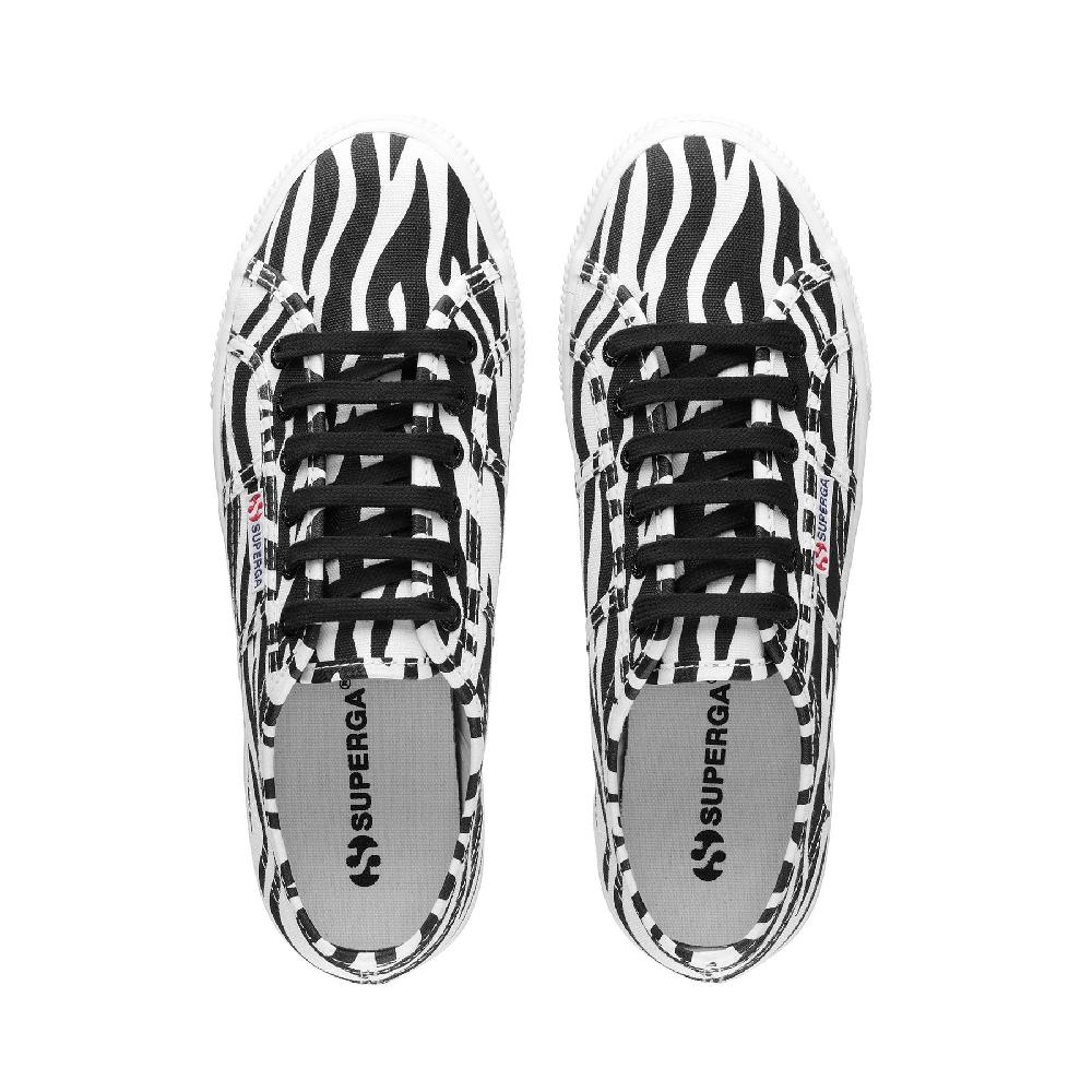 Superga 2790 PRINTBIG ZEBRA-WHITE BLACK Novità