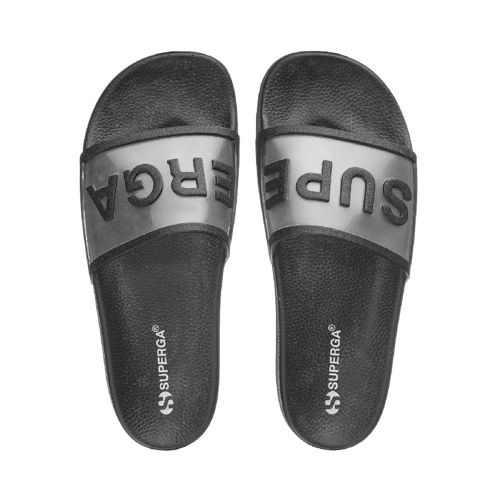 Superga 1908 SLIDES CLEAR IDENTITYBLACK Outlet