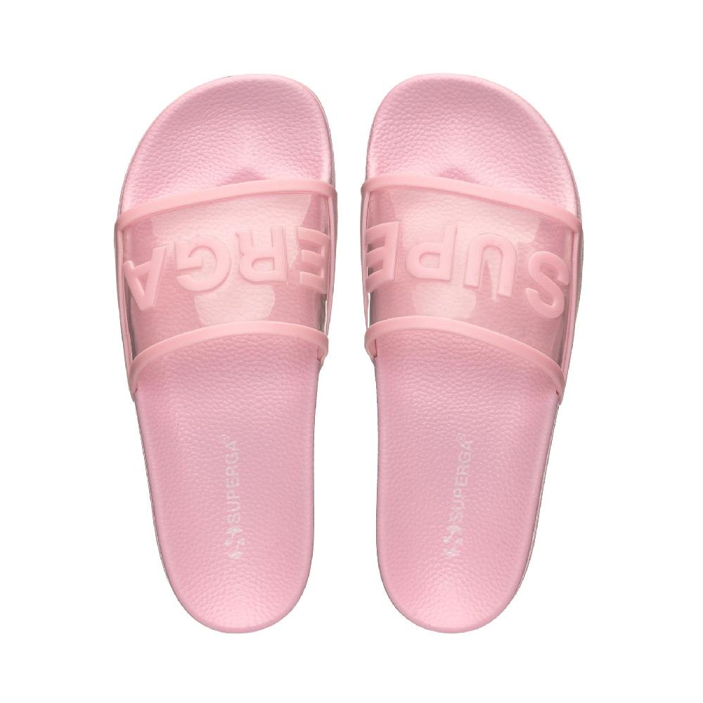 Superga 1908 SLIDES CLEAR IDENTITYPINK TICKLED Saldi