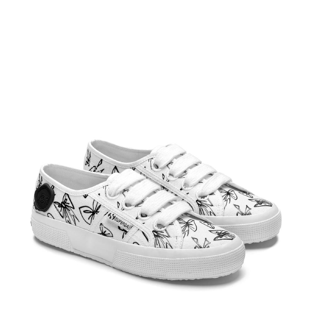 Superga 2750 PRINT BOWWHITE-BLACK Nuovo