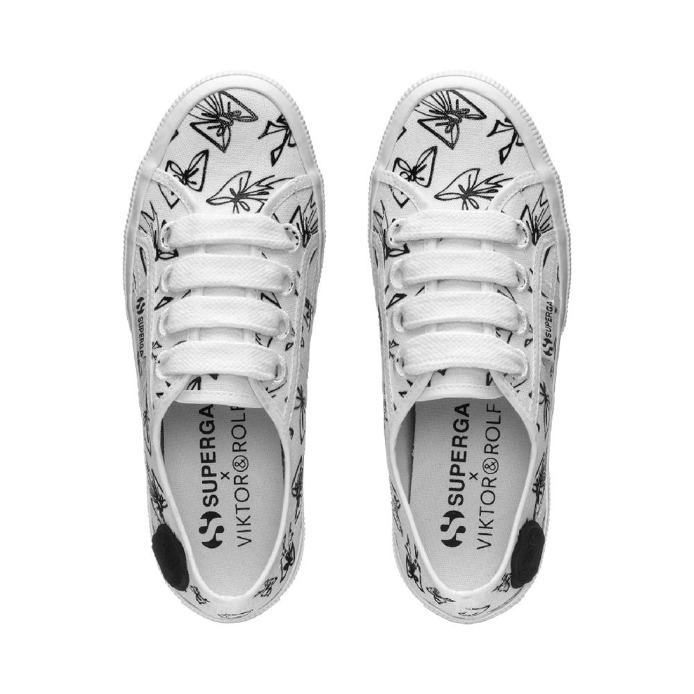 Superga 2750 PRINT BOWWHITE-BLACK Nuovo