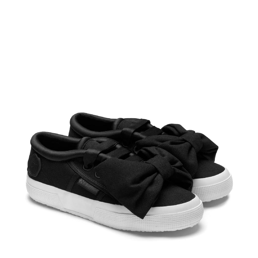 Superga 2750 COTTON BOWBLACK Saldi Di Fabbrica