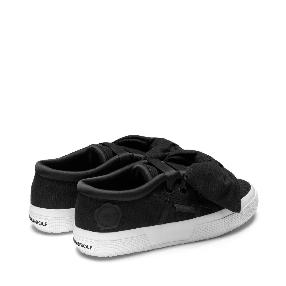 Superga 2750 COTTON BOWBLACK Saldi Di Fabbrica