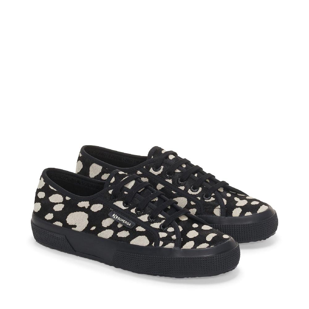 Superga 2750 DK DALMATIAN CALF HAIRBLACK-BEIGE Acquista Ora