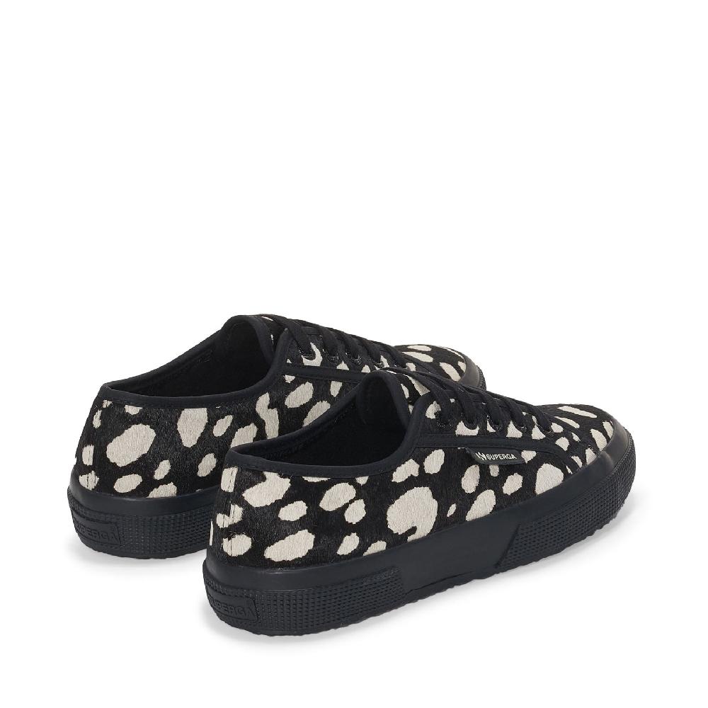 Superga 2750 DK DALMATIAN CALF HAIRBLACK-BEIGE Acquista Ora