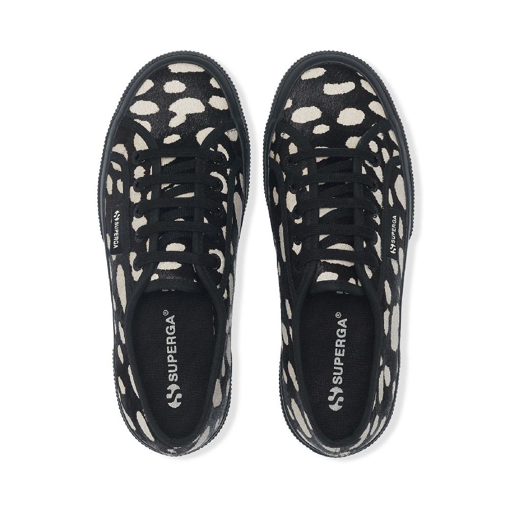 Superga 2750 DK DALMATIAN CALF HAIRBLACK-BEIGE Acquista Ora