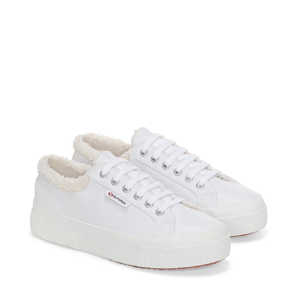 Superga 2740 PLATFORM VEGAN MATERIALWHITE ICE Affare Del Giorno
