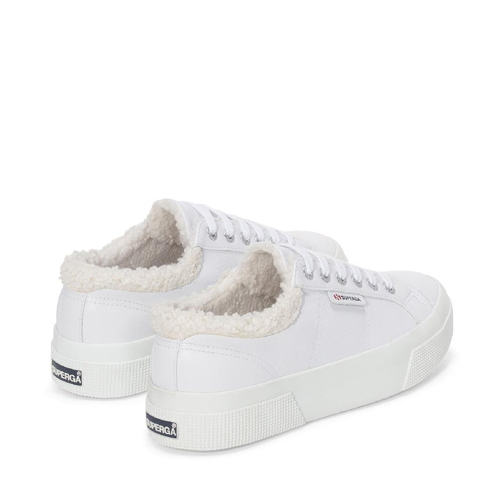 Superga 2740 PLATFORM VEGAN MATERIALWHITE ICE Affare Del Giorno