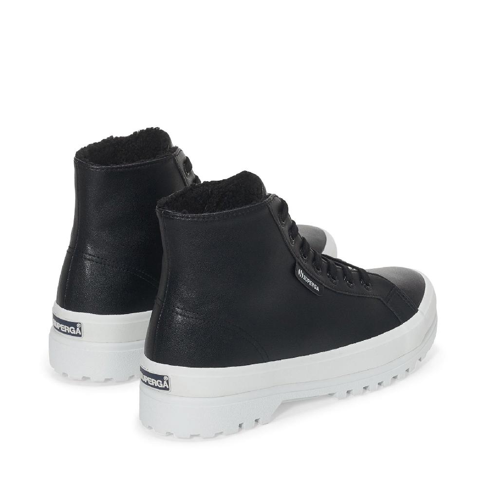Superga 2341 ALPINA VEGAN MATERIALBLACK Prezzo Ridotto