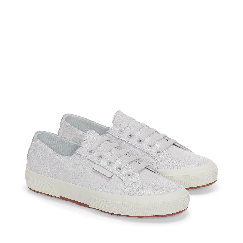 Superga 2750 SNAKE LEATHEROPTICAL WHITE Presa