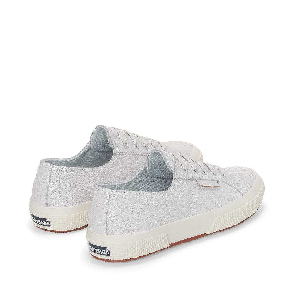 Superga 2750 SNAKE LEATHEROPTICAL WHITE Presa