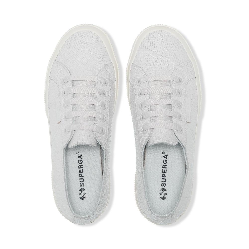 Superga 2750 SNAKE LEATHEROPTICAL WHITE Presa